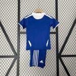 Chelsea 2011/12 Home Kids Retro Jersey And Shorts - Image 2