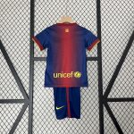 Barcelona 2012/13 Home Kids Retro Jersey And Shorts - Image 2