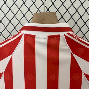 Athletic Bilbao 1995/97 Home Kids Retro Jersey And Shorts - Image 6