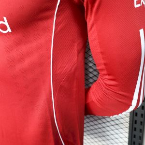 Liverpool 2025/26 Home Long Sleeves Jersey Player Version - Image 4