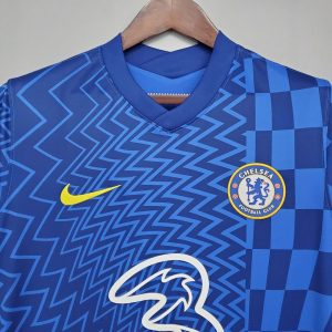 Chelsea 2021/22 Home Retro Jersey - Image 4
