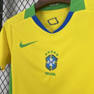 Brazil 2025/26 Home Kids Kit - Image 5
