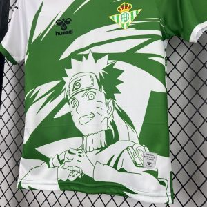 Real Betis 2025/26 Hummel x Limited-edition Naruto Kids Kit - Image 4
