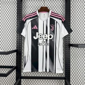 Juventus 2025/26 Home With New Sponsors Jersey - Image 3