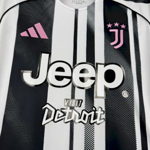 Juventus 2025/26 Home With New Sponsors Jersey - Image 4