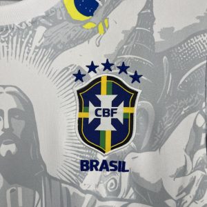 Brazil 2024/25 Special Edition White Jersey - Image 5