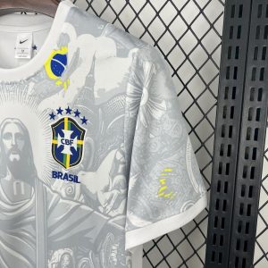 Brazil 2024/25 Special Edition White Jersey - Image 4