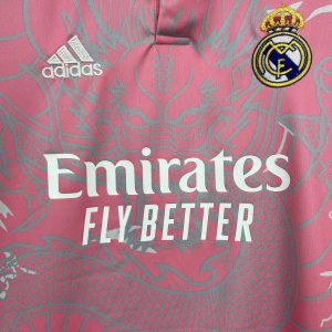 Real Madrid 2023/24 Pink Dragon Special Edition Kids Kit - Image 7
