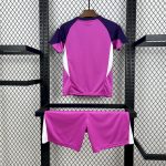 Real Madrid 2025/26 Purple goalkeeper Kids Kit - Image 2