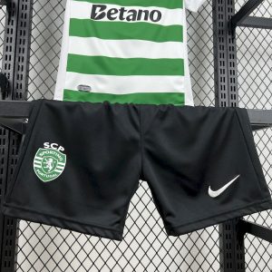 Sporting CP 2025/26 Home Kids Kit - Image 6