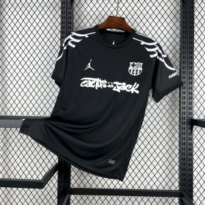 Barcelona 2024/25 Travis Scott Edition Black Special Edition Jersey