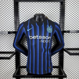 Inter Milan 2025/26 Home Long Sleeves Jersey Player Version