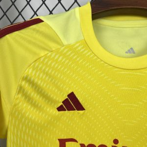 Real Madrid 2025/26 Yellow Goalkeeper Kids Kit - Image 9