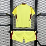 Real Madrid 2025/26 Yellow Goalkeeper Kids Kit - Image 2