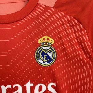 Real Madrid 2025/26 Orange Color Goalkeeper Kids Kit - Image 8
