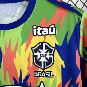 Brazil 2025/26 Pre-match training Jersey - Image 5