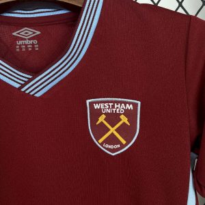 West Ham United 2025/26 Home Jersey Kids Kit - Image 9