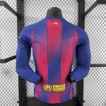 Barcelona 2025/26 Travis Scott Edition Home Long Sleeves Jersey Player Version - Image 2