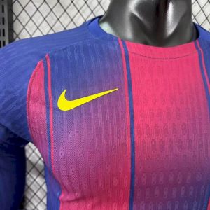 Barcelona 2025/26 Travis Scott Edition Home Long Sleeves Jersey Player Version - Image 6